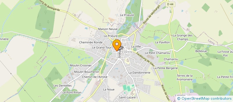 localisation de l'entreprise MONSIEUR JEAN-BAPTISTE BEAUDOIN à LORRIS