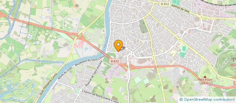 localisation de l'entreprise MONSIEUR JEAN-BAPTISTE BELLIURE  AGDE