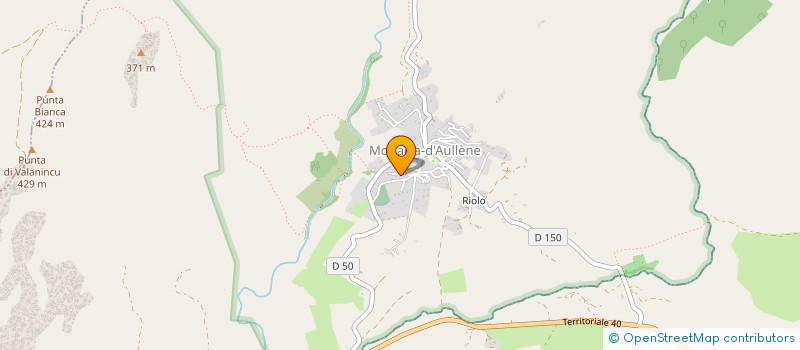 localisation de l'entreprise MONSIEUR JEAN-BAPTISTE BENEDETTI  MONACIA-D'AULLENE