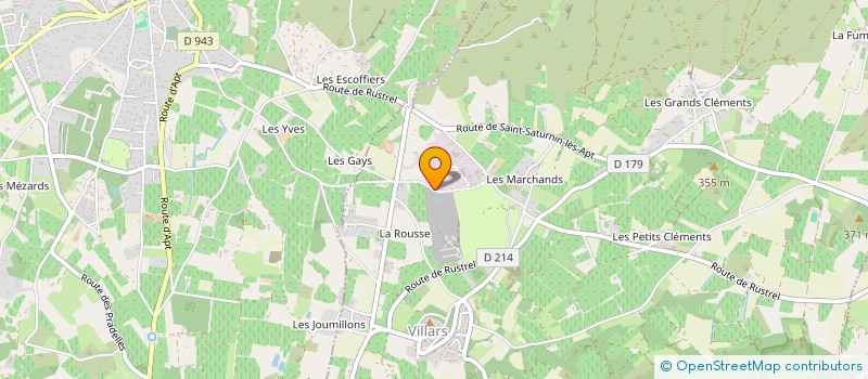 localisation de l'entreprise MONSIEUR JEAN BAPTISTE BERRIN  VILLARS