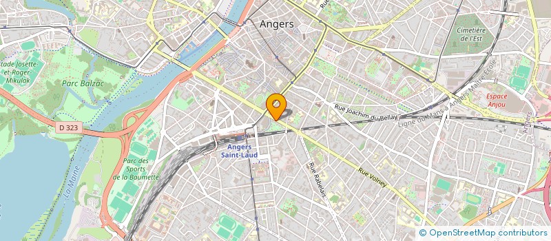 localisation de l'entreprise MONSIEUR JEAN-BAPTISTE BERTHOULY  ANGERS