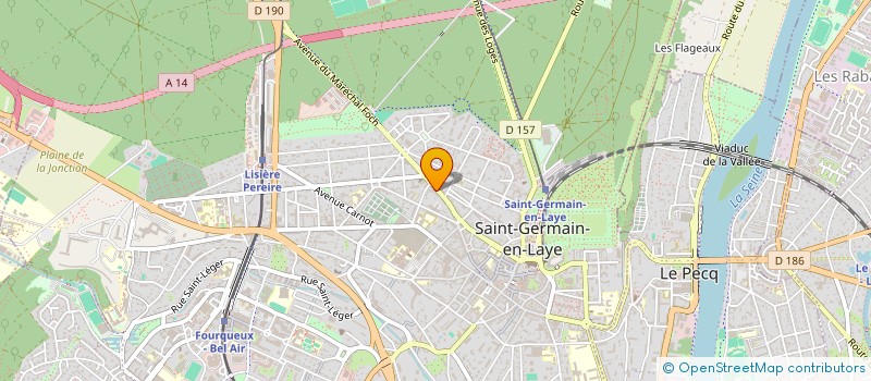 localisation de l'entreprise MONSIEUR JEAN-BAPTISTE BERTRAND  SAINT-GERMAIN-EN-LAYE