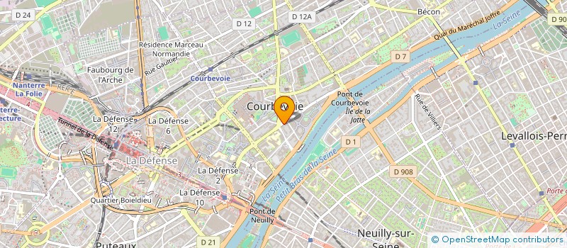 localisation de l'entreprise MONSIEUR JEAN-BAPTISTE BESTER  COURBEVOIE
