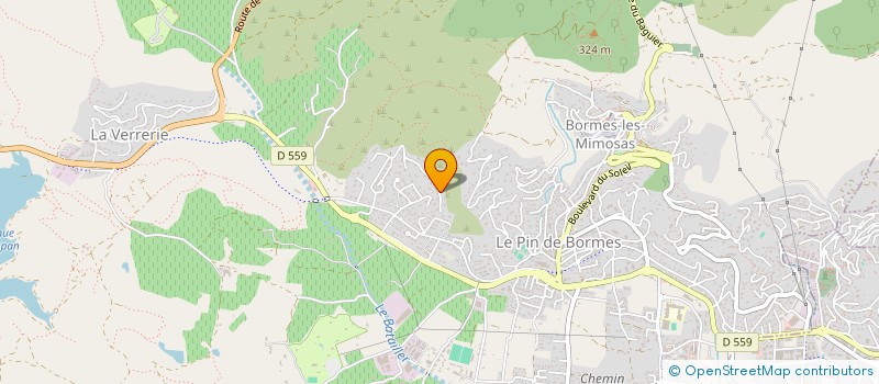 localisation de l'entreprise MONSIEUR JEAN BAPTISTE BLANCHON à BORMES-LES-MIMOSAS