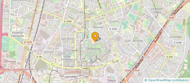 localisation de l'entreprise MONSIEUR JEAN-BAPTISTE BLETHON  GRENOBLE