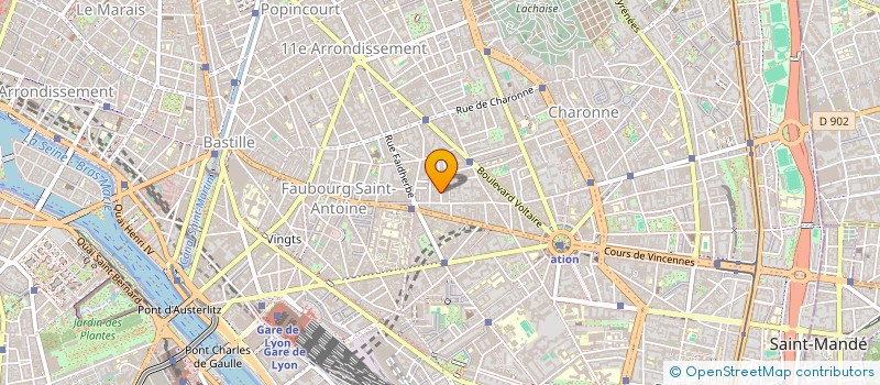 localisation de l'entreprise MONSIEUR JEAN BAPTISTE BOILLOT  PARIS