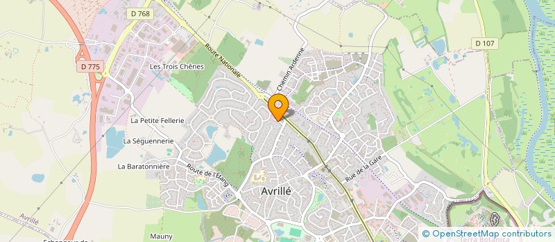 localisation de l'entreprise MONSIEUR JEAN-BAPTISTE BONICEL à AVRILLE