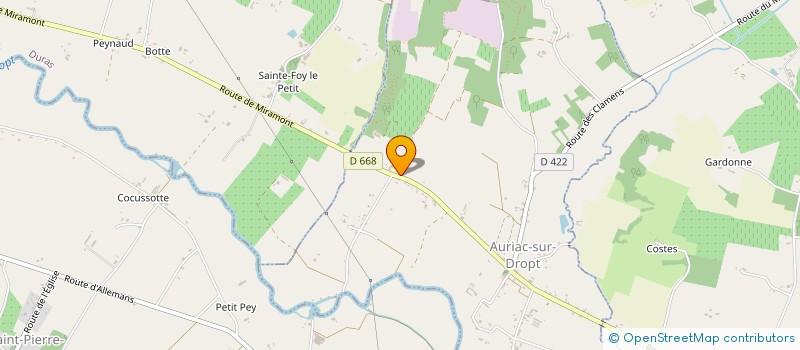 localisation de l'entreprise MONSIEUR JEAN-BAPTISTE BOTHOREL  AURIAC-SUR-DROPT