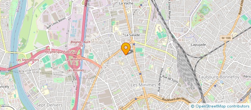 localisation de l'entreprise MONSIEUR JEAN-BAPTISTE BOUSQUET à TOULOUSE