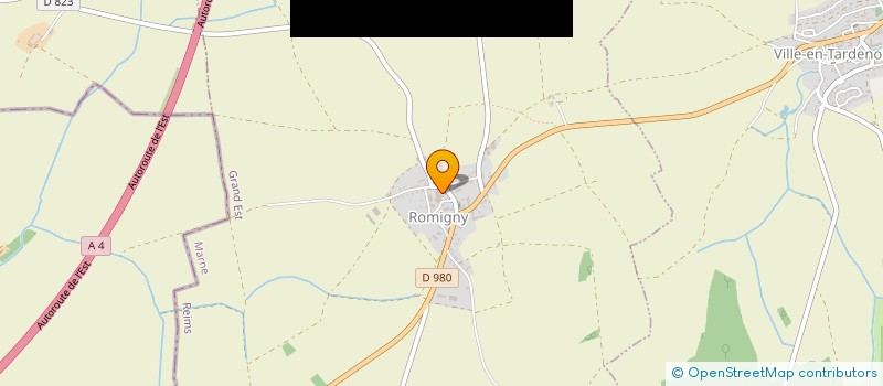 localisation de l'entreprise MONSIEUR JEAN-BAPTISTE BROIGNIEZ  ROMIGNY