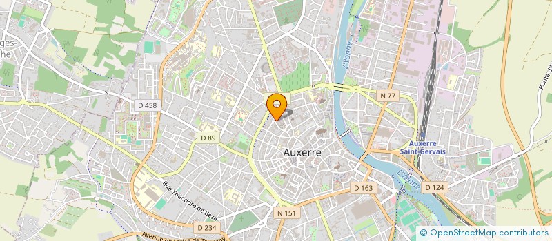 localisation de l'entreprise MONSIEUR JEAN BAPTISTE BRULE à AUXERRE