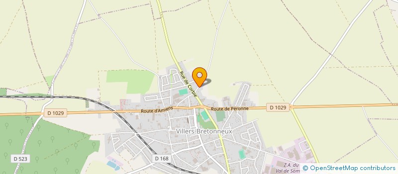 localisation de l'entreprise MONSIEUR JEAN BAPTISTE BUFFET  QUEVAUVILLERS