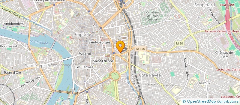 localisation de l'entreprise MONSIEUR JEAN BAPTISTE BUISSON  TOULOUSE