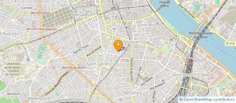 localisation de l'entreprise MONSIEUR JEAN-BAPTISTE BURUCOA  BORDEAUX