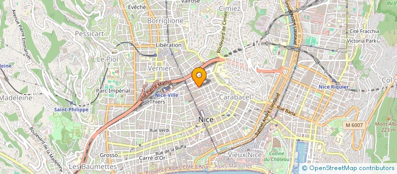 localisation de l'entreprise MONSIEUR JEAN-BAPTISTE BUTORI  NICE