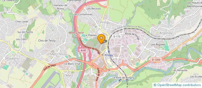 localisation de l'entreprise MONSIEUR JEAN-BAPTISTE CADOT à ANNECY