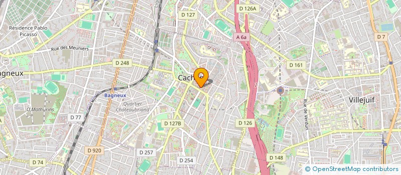 localisation de l'entreprise MONSIEUR JEAN-BAPTISTE CAMBILLARD  CACHAN