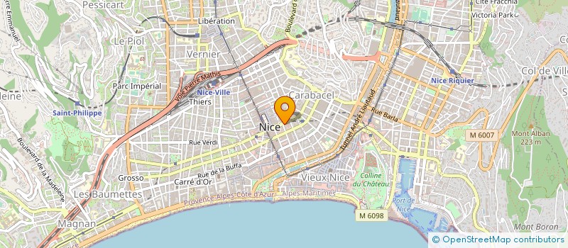localisation de l'entreprise MONSIEUR JEAN-BAPTISTE CAPOROSSI à NICE