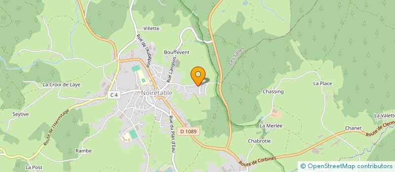 localisation de l'entreprise MONSIEUR JEAN BAPTISTE CARTON  NOIRETABLE