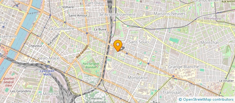 localisation de l'entreprise MONSIEUR JEAN-BAPTISTE CASABIANCA  LYON