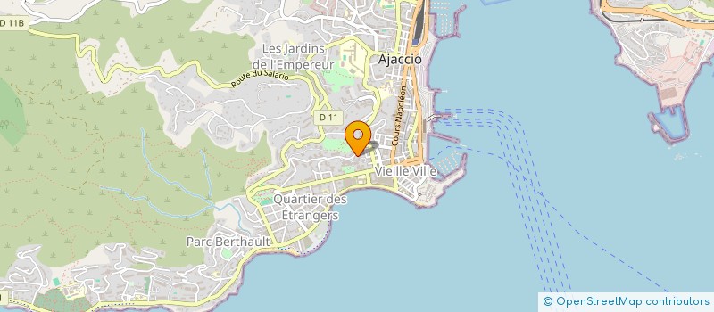localisation de l'entreprise MONSIEUR JEAN-BAPTISTE CASENTINI à AJACCIO