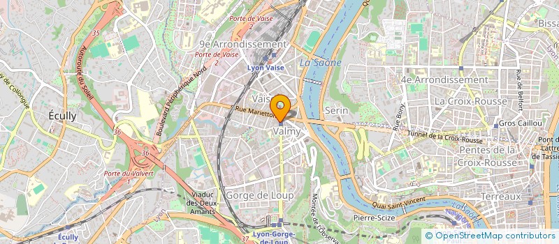 localisation de l'entreprise MONSIEUR JEAN-BAPTISTE CAZIER  LYON