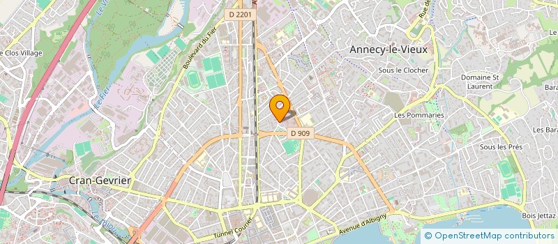 localisation de l'entreprise MONSIEUR JEAN-BAPTISTE CHABLE  ANNECY