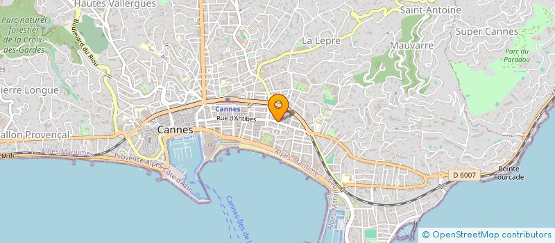 localisation de l'entreprise MONSIEUR JEAN BAPTISTE CHAIX à CANNES
