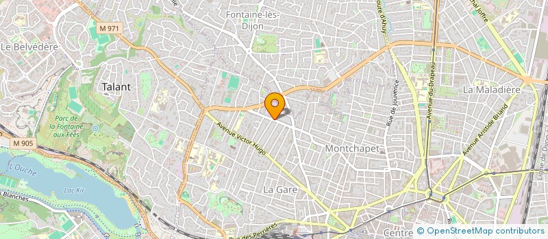 localisation de l'entreprise MONSIEUR JEAN-BAPTISTE CHALRET DU RIEU  DIJON