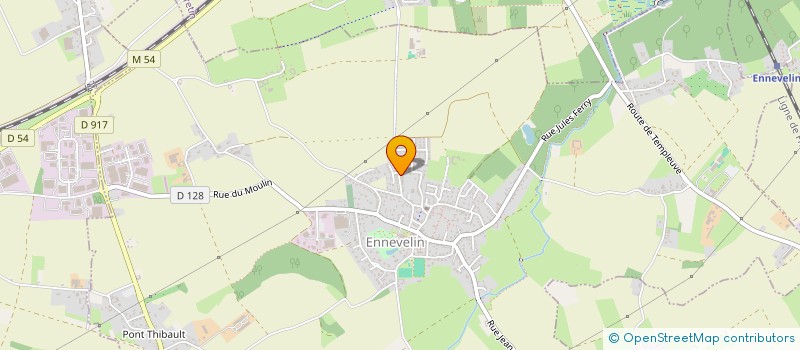 localisation de l'entreprise MONSIEUR JEAN-BAPTISTE CHAMPION  ENNEVELIN