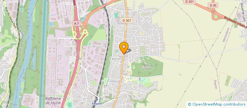 localisation de l'entreprise MONSIEUR JEAN-BAPTISTE CHAPUIS  FEYZIN