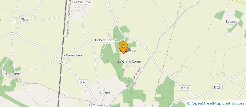 localisation de l'entreprise MONSIEUR JEAN BAPTISTE CHARLES  VALENCE-EN-POITOU