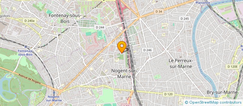 localisation de l'entreprise MONSIEUR JEAN-BAPTISTE CHASSAGNE  NOGENT-SUR-MARNE