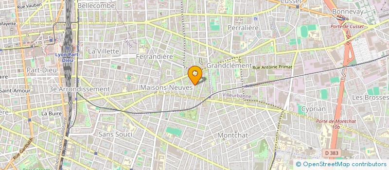 localisation de l'entreprise MONSIEUR JEAN-BAPTISTE CHATARD à VILLEURBANNE
