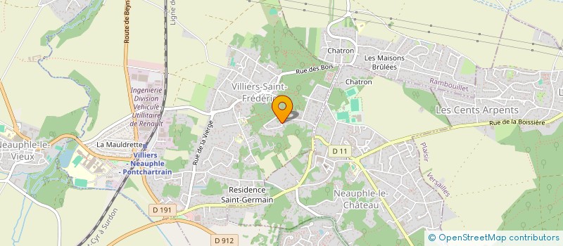 localisation de l'entreprise MONSIEUR JEAN-BAPTISTE CHAUVIN  VILLIERS-SAINT-FREDERIC