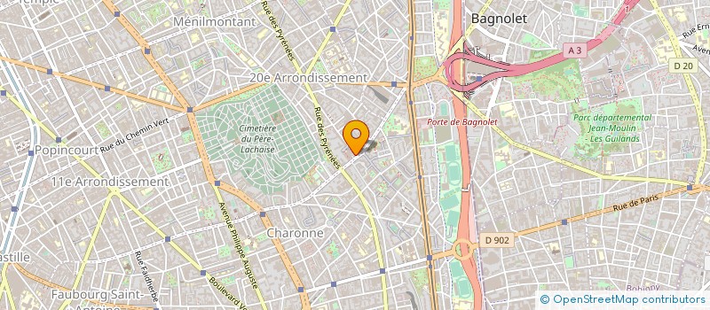 localisation de l'entreprise MONSIEUR JEAN-BAPTISTE CHAVIGNIER  PARIS