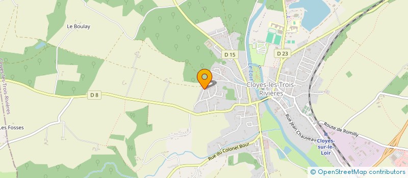 localisation de l'entreprise MONSIEUR JEAN BAPTISTE CHEVALLIER à CLOYES-LES-TROIS-RIVIERES