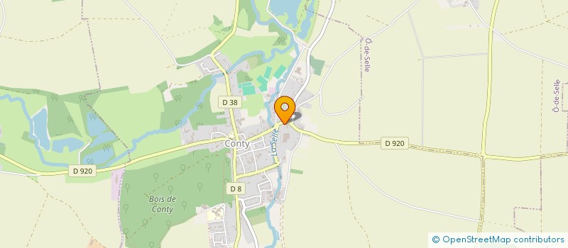 localisation de l'entreprise MONSIEUR JEAN-BAPTISTE CHEVREUIL  CONTY