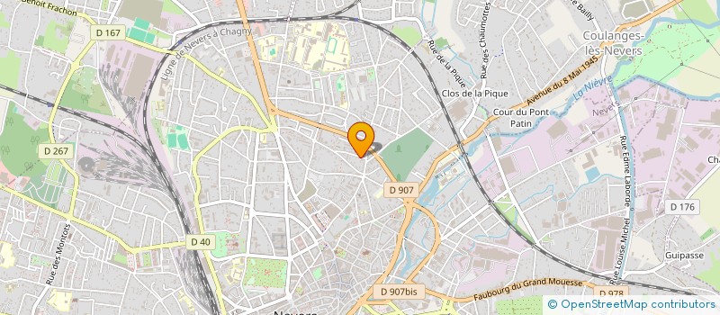 localisation de l'entreprise MONSIEUR JEAN-BAPTISTE CLAMENT à NEVERS