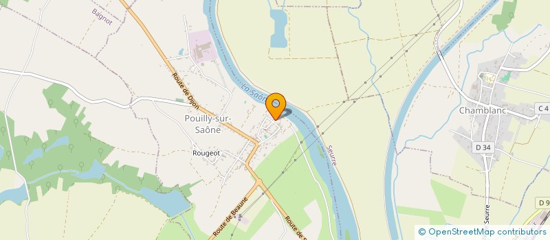 localisation de l'entreprise MONSIEUR JEAN BAPTISTE CLERC  POUILLY-SUR-SAONE