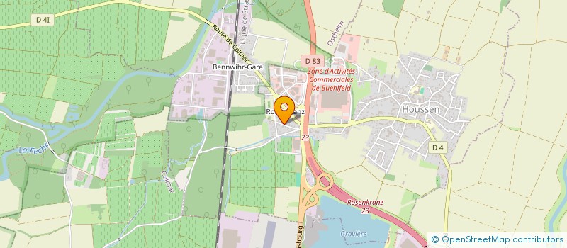 localisation de l'entreprise MONSIEUR JEAN BAPTISTE COLON  HOUSSEN