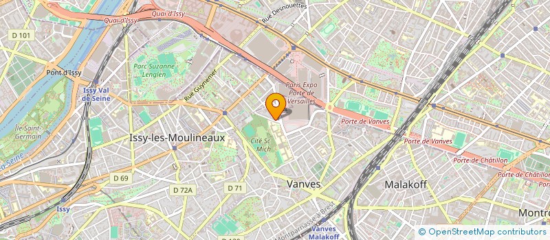 localisation de l'entreprise MONSIEUR JEAN BAPTISTE CONNESSON  VANVES