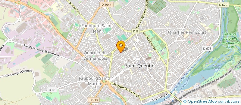 localisation de l'entreprise MONSIEUR JEAN-BAPTISTE CORIOU à SAINT-QUENTIN