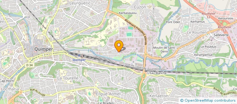 localisation de l'entreprise MONSIEUR JEAN-BAPTISTE CORRE à QUIMPER