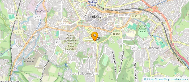 localisation de l'entreprise MONSIEUR JEAN-BAPTISTE COTTE  CHAMBERY