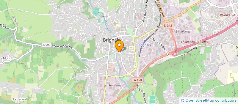 localisation de l'entreprise MONSIEUR JEAN-BAPTISTE COTTON  BRIGNAIS