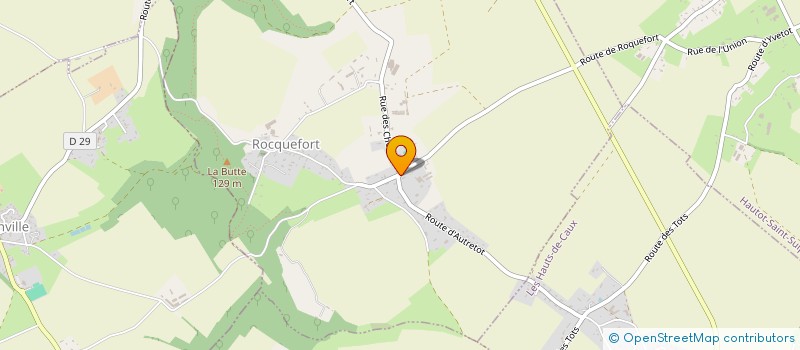 localisation de l'entreprise MONSIEUR JEAN-BAPTISTE COUPE  ROCQUEFORT