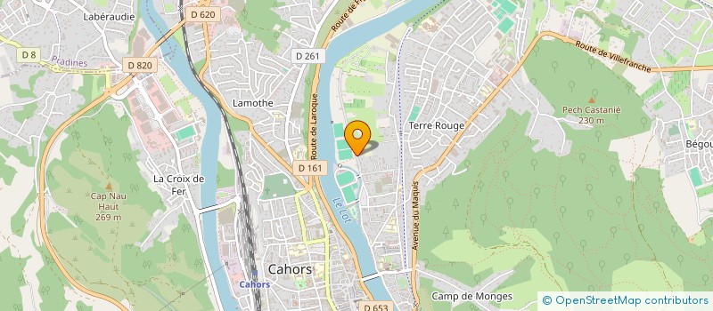 localisation de l'entreprise MONSIEUR JEAN-BAPTISTE COURNEDE  CAHORS