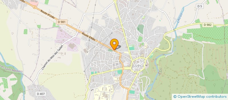 localisation de l'entreprise MONSIEUR JEAN-BAPTISTE D HUART  UZES