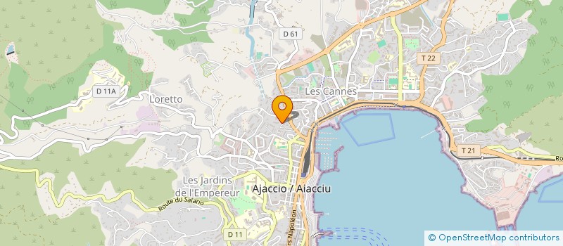 localisation de l'entreprise MONSIEUR JEAN BAPTISTE DAHMOUNI à AJACCIO